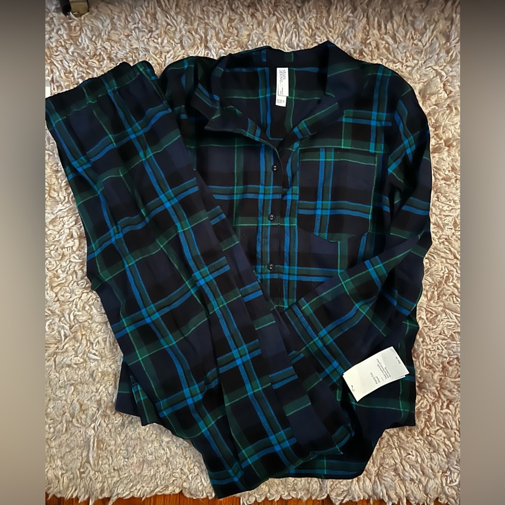 Plaid pajamas